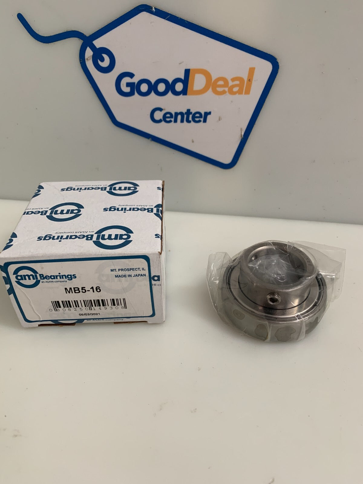 AMI BEARINGS 1" S. STEEL SCREW BEARING INSERT MB5-16