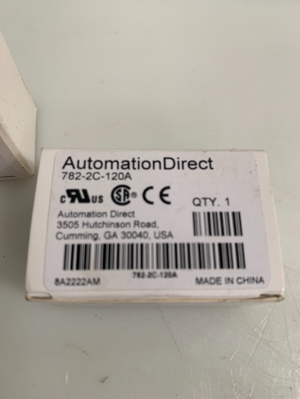 LOT OF 4 AUTOMATION DIRECT HEAVY DUTY MAGNETIC COIL RELAY 782-2C-12A