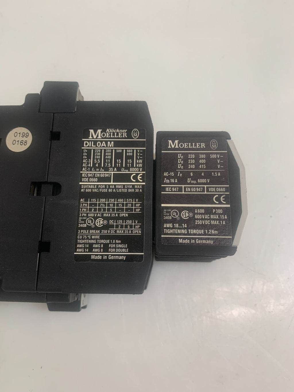 MOELLER  Power Contactor   DIL 0A M2
