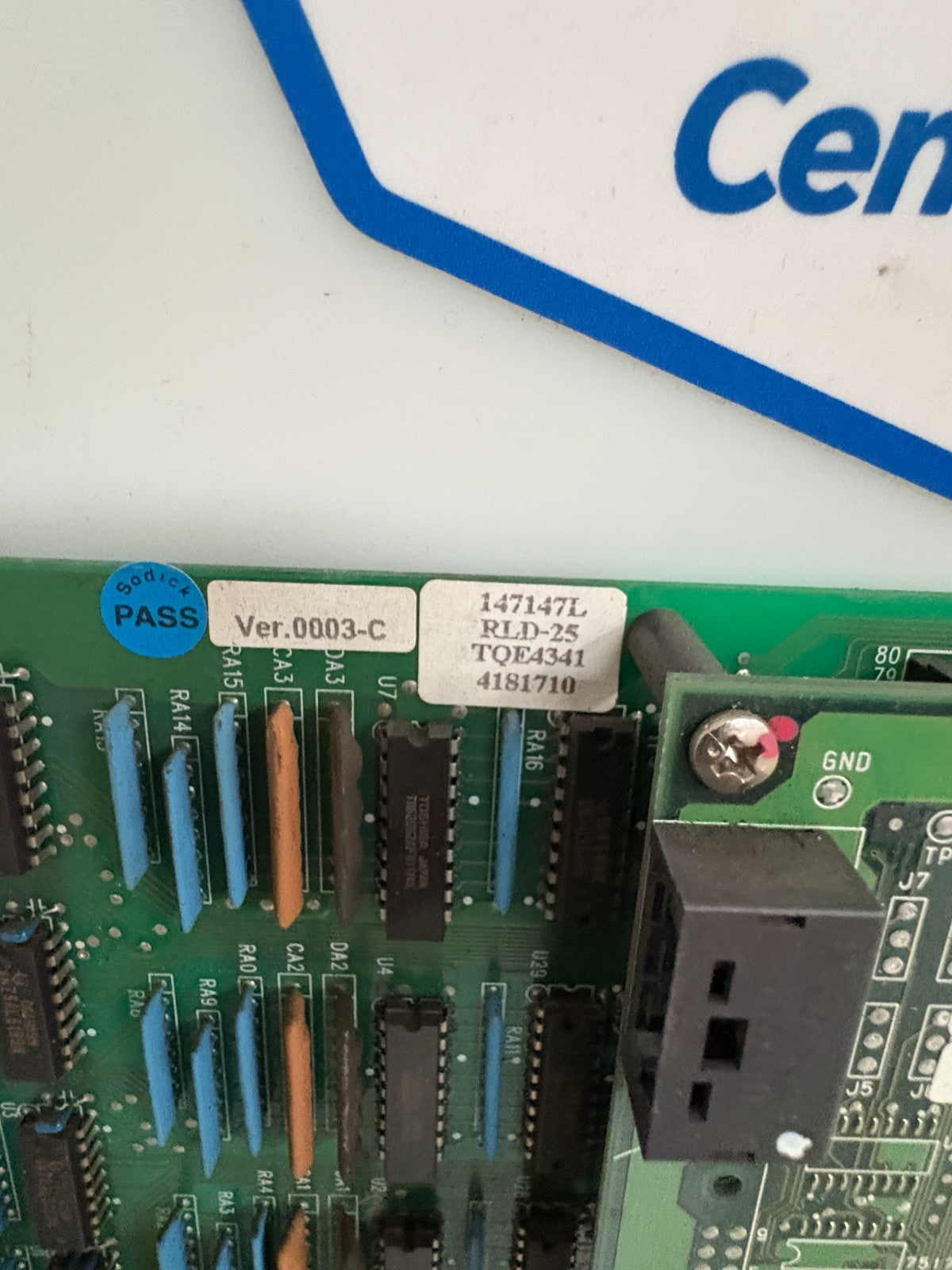 SODICK RELAY CIRCUIT BOARD RLD-25B P.C. 4181710 W/SL0-01B PC 4181661