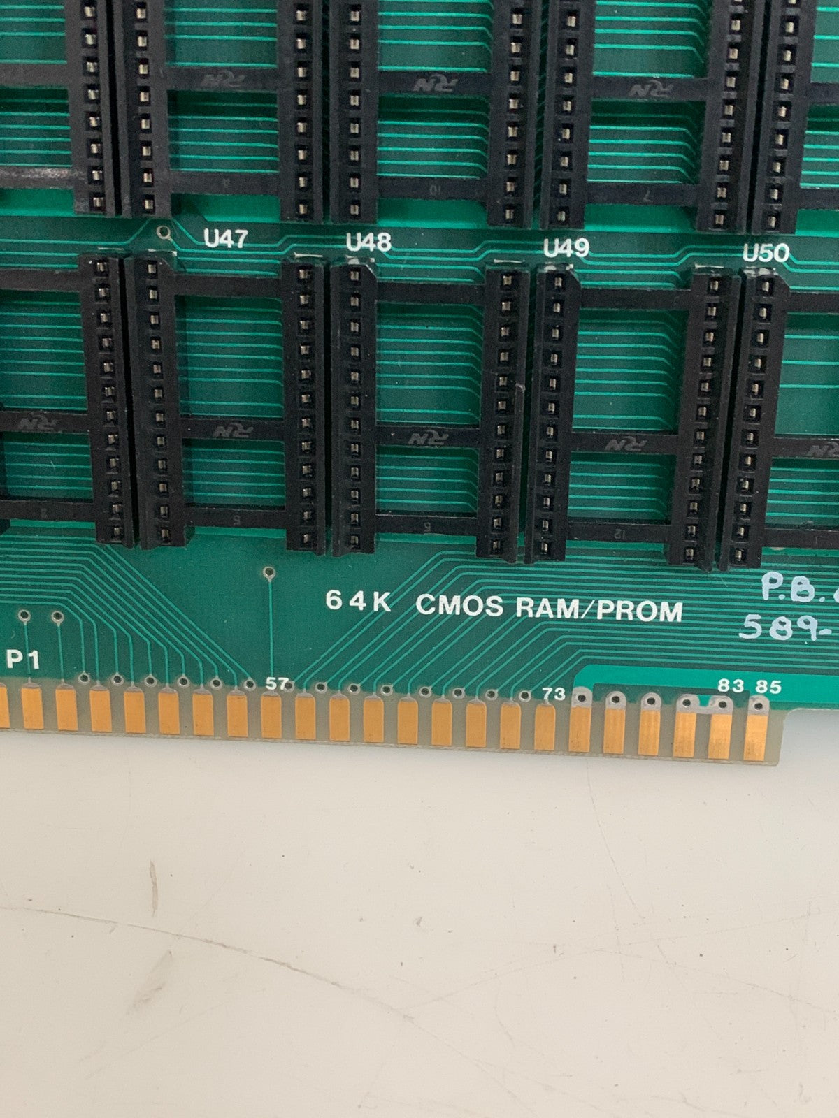 ELECTRONIC SOLUTIONS 64K C MOS RAM/PROM CIRCUIT BOARD ML 517L819.14