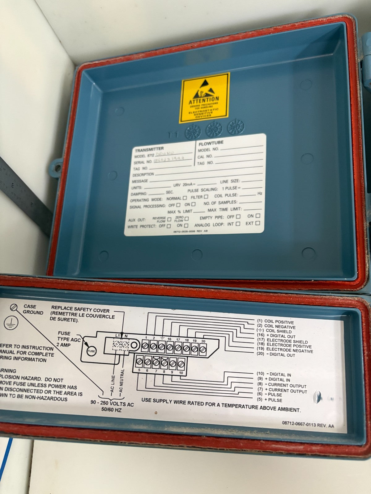 ROSEMOUNT SMART FAMILY TRANSMITTER 8712DR12N0