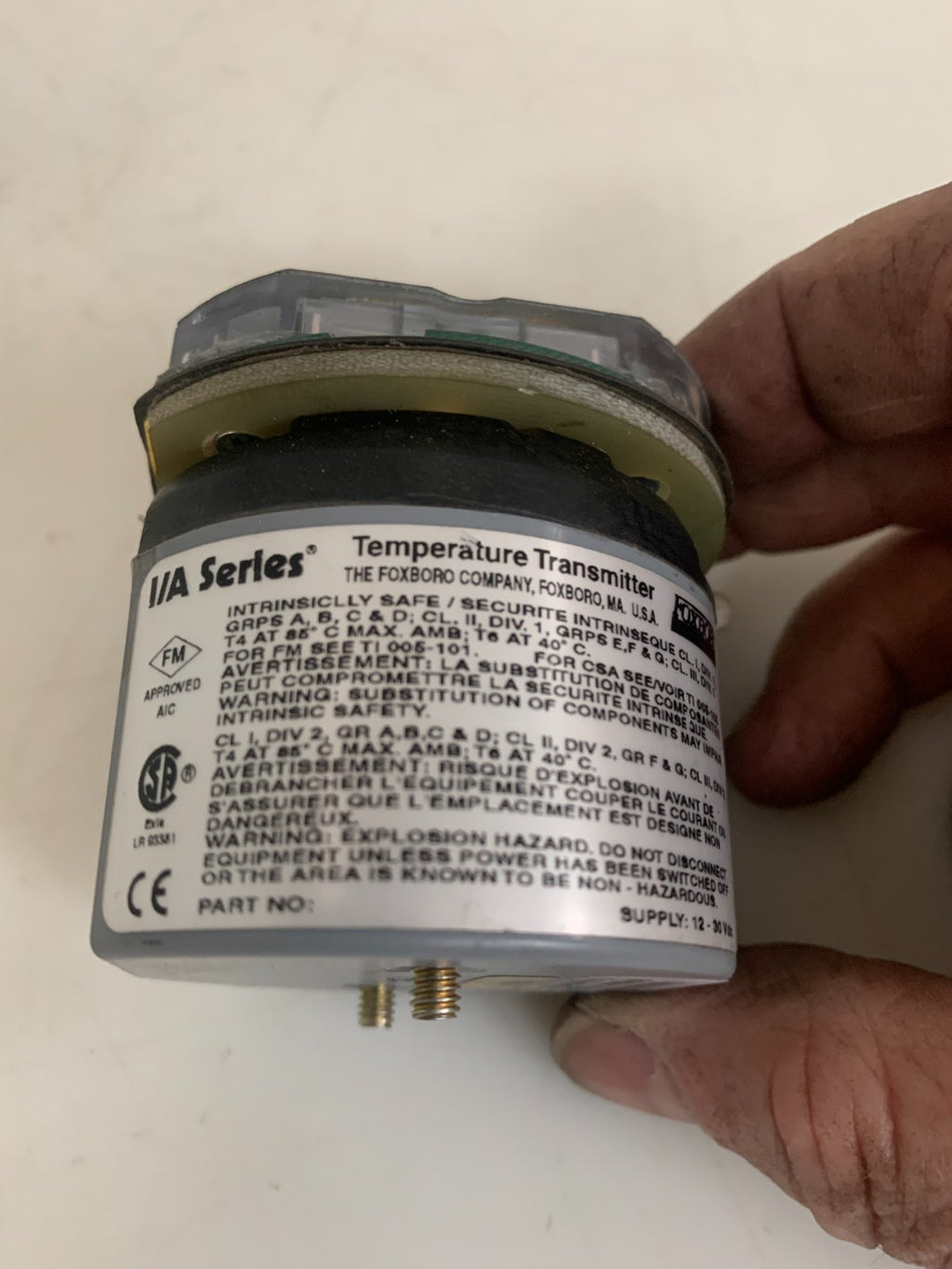 FOXBORO TEMPERATURE TRANSMITTER RTT20-T1BNXCA-D13