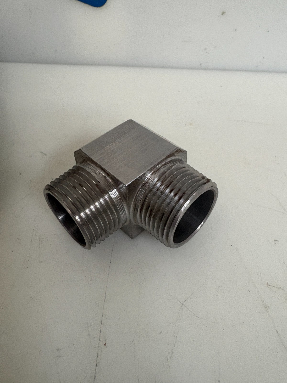 LOT OF 11 MALE TO MALE 3/4 NPT 304 S STEEL 90 DEGREE ELBOW FITTING1