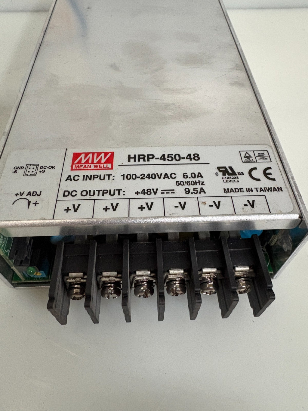 MEAN WELL POWER SUPPLY HRP-450-48