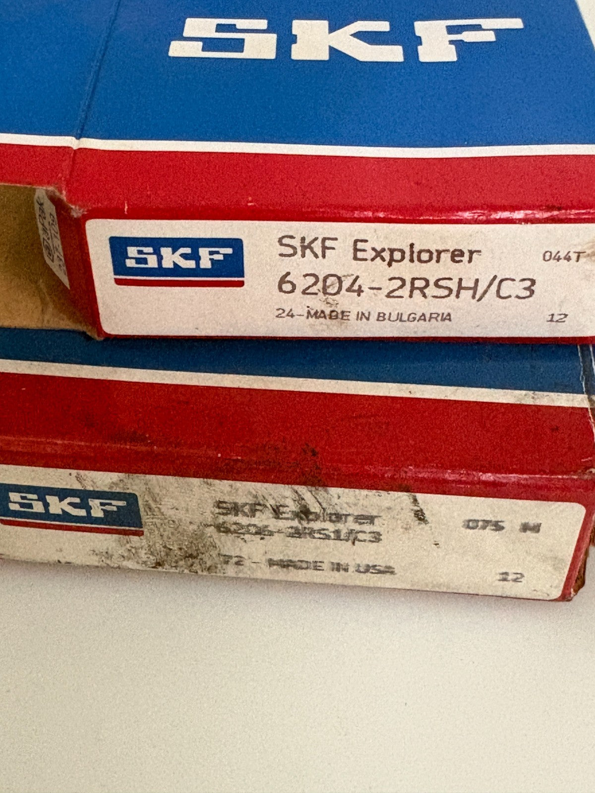 SKF BEARING MIX LOT  1X 6206-2RS1/C3  1X 6204-2RSH/C3  3X SKF 51107