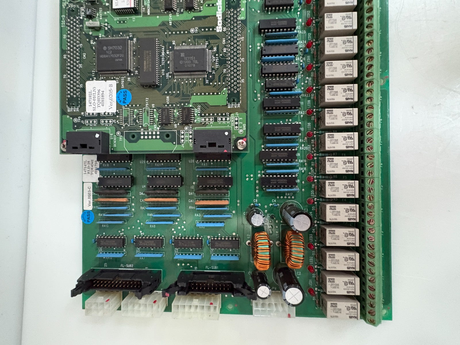 SODICK RELAY CIRCUIT BOARD RLD-25B P.C. 4181710 W/SL0-01B PC 4181661