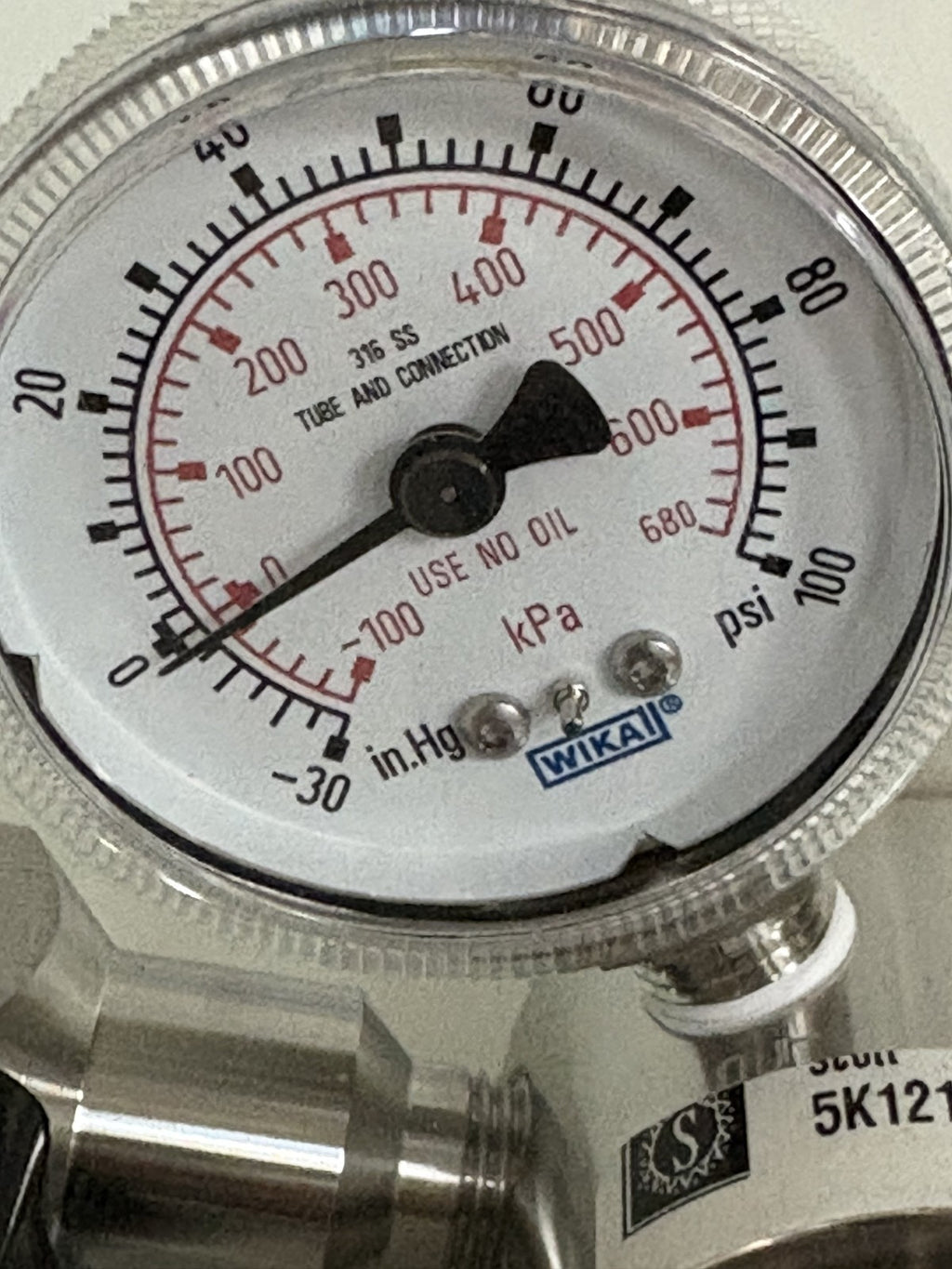 SCOTT STAINLESS STEEL GAZ REGULATOR SK2-75
