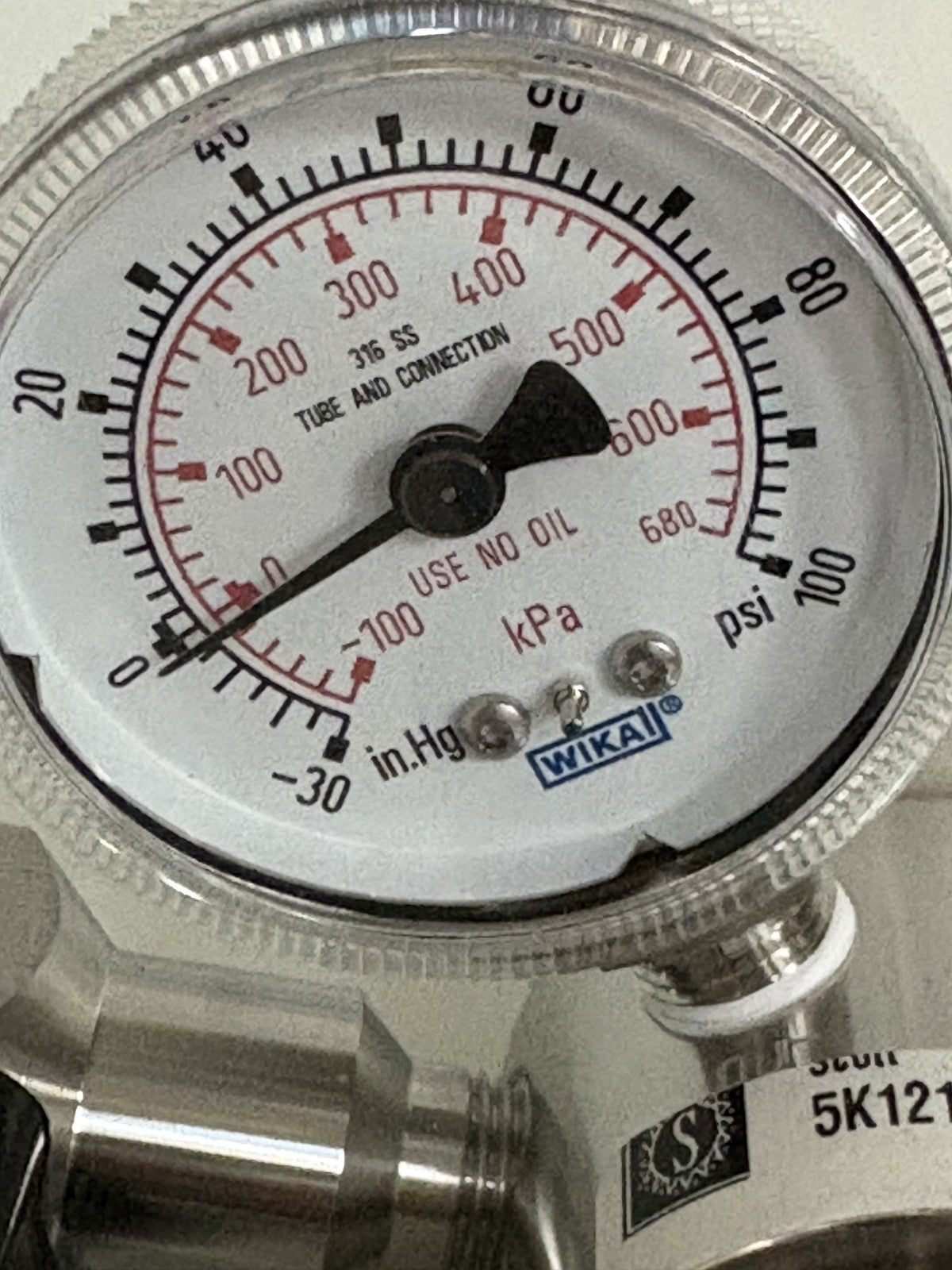 SCOTT STAINLESS STEEL GAZ REGULATOR SK2-75