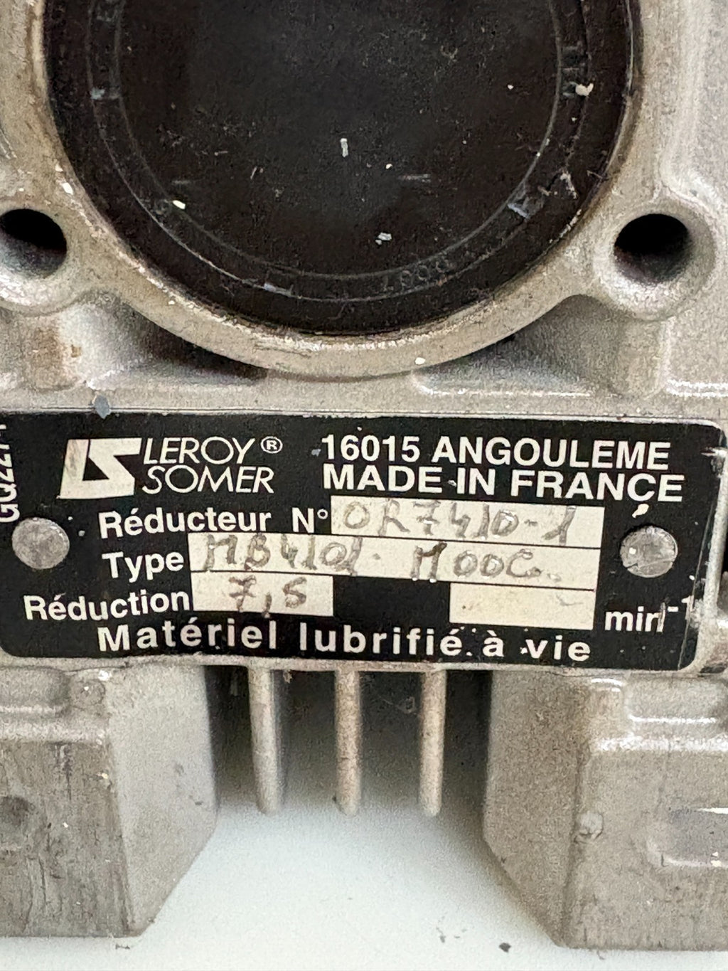 LEROY SOMER NIDEC WORM GEARBOX MB4101 M00C2