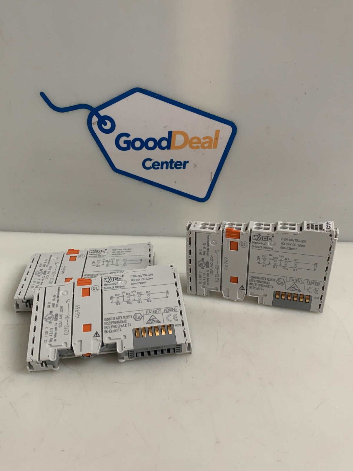 LOT OF 3 WAGO PLC MODULE 750-4300