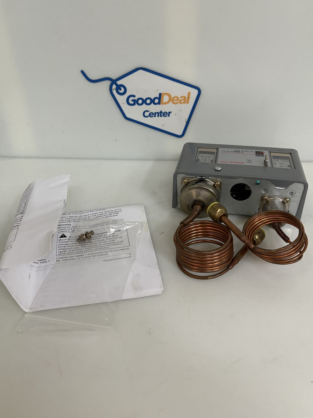 JOHNSON CONTROLS DUAL PRESSURE CONTROL P70MA-58C