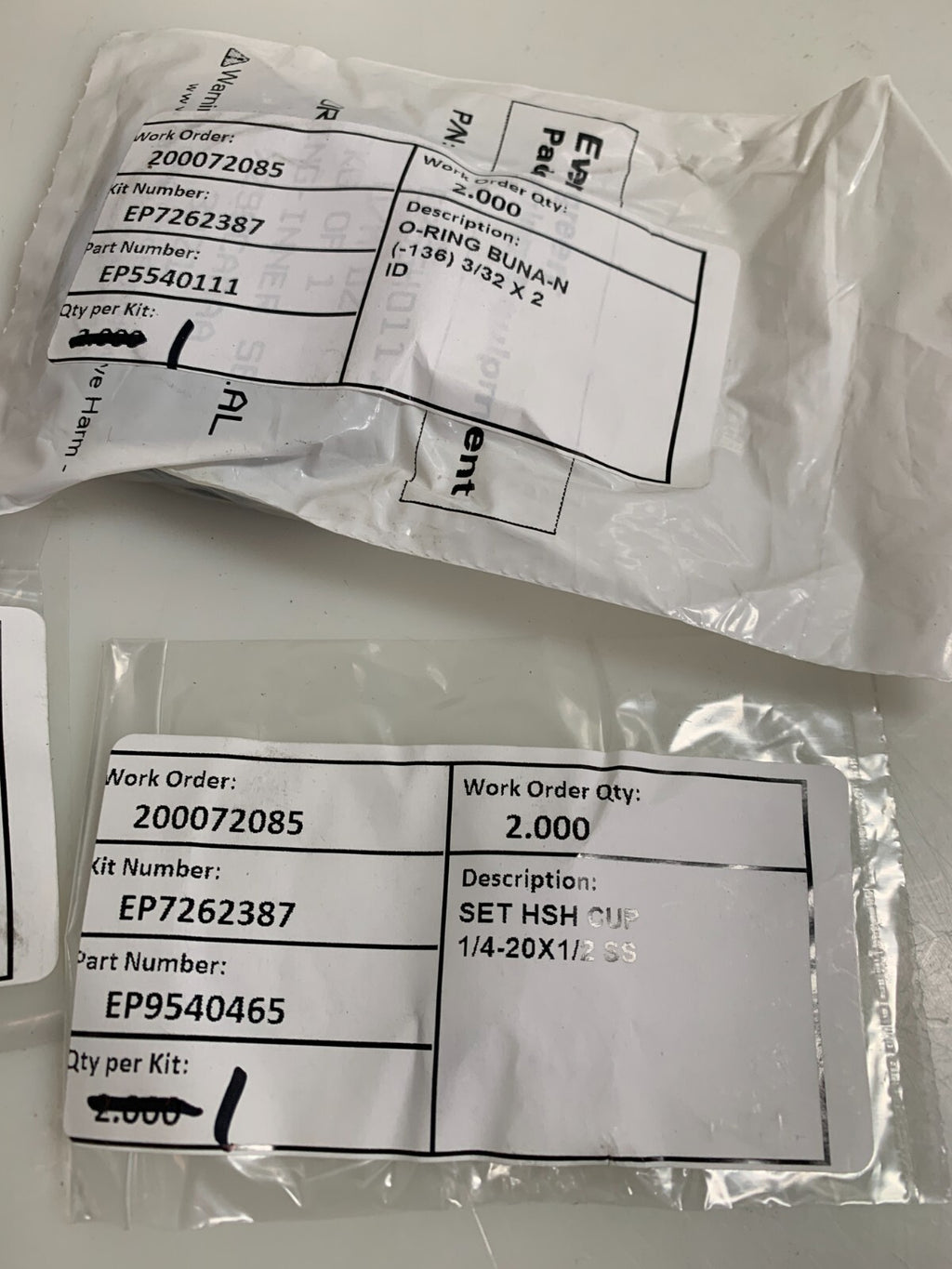 EVERGREEN   Packaging Rotary Water Seal Kit  EP7262387