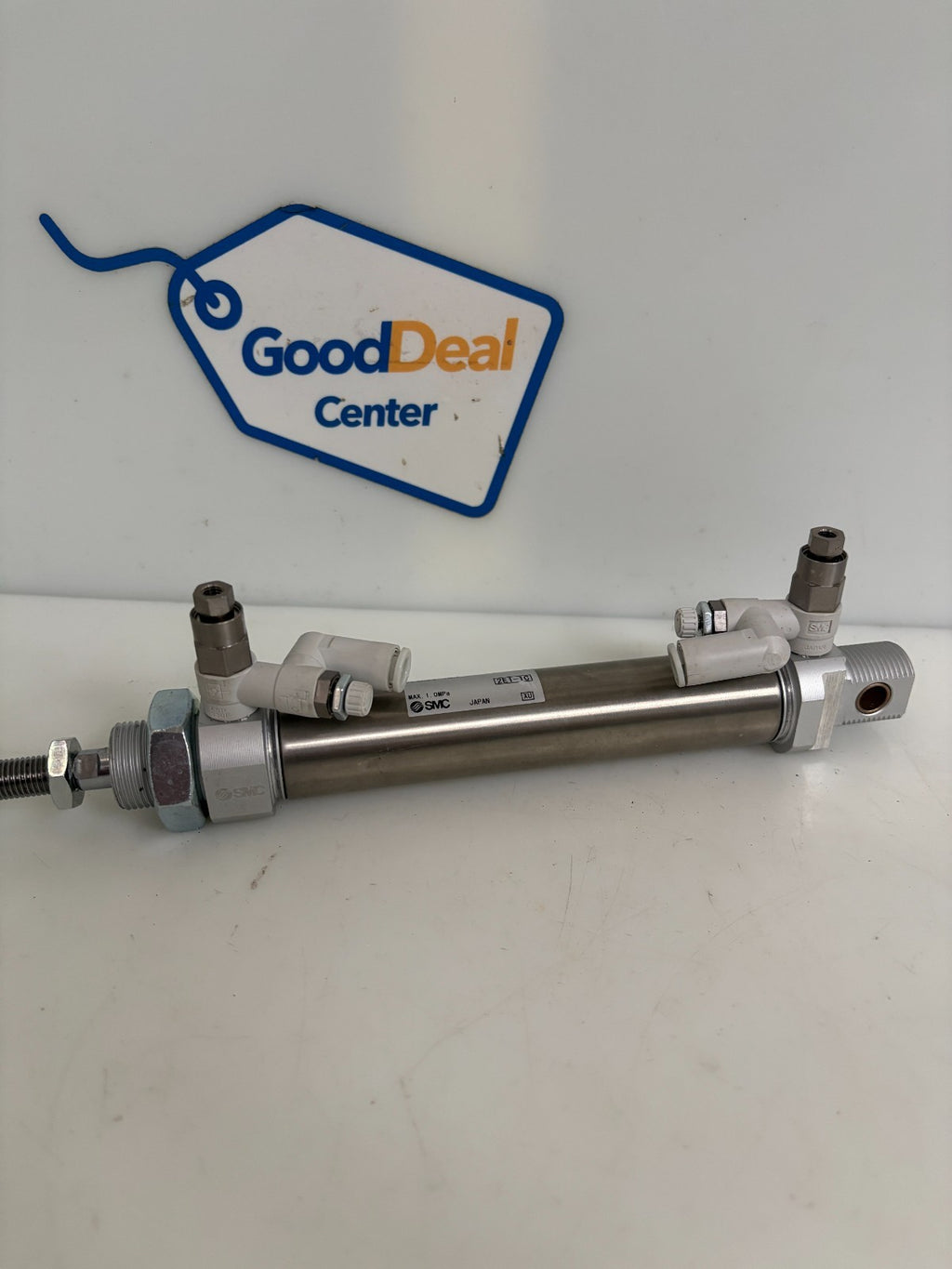 SMC C85N25-100 PNEUMATIC CYLINDER W/FITTING 