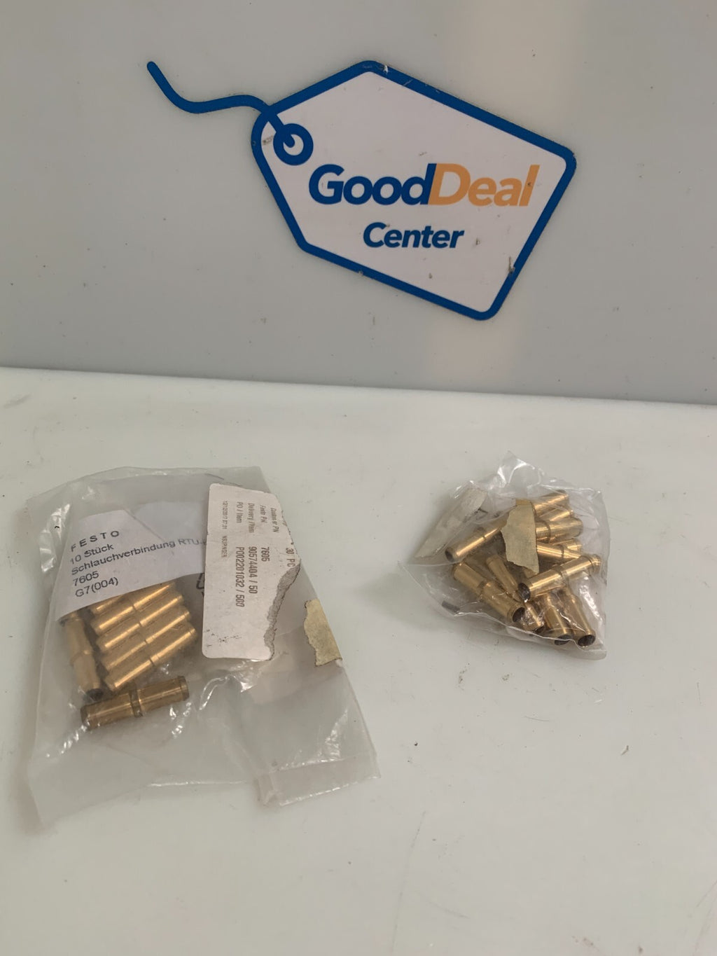 Lot of 22 Festo Pneumatic Brass Union RTU-PK-6/6 #76050