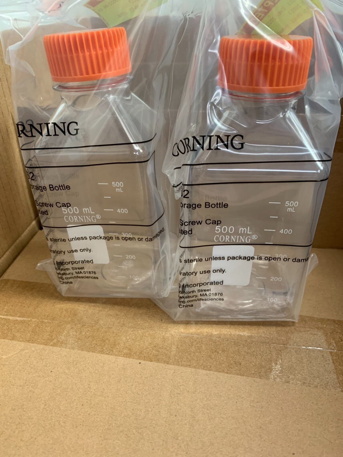 Case Of 36 Corning 431532 Pet Storage Bottle 500ml