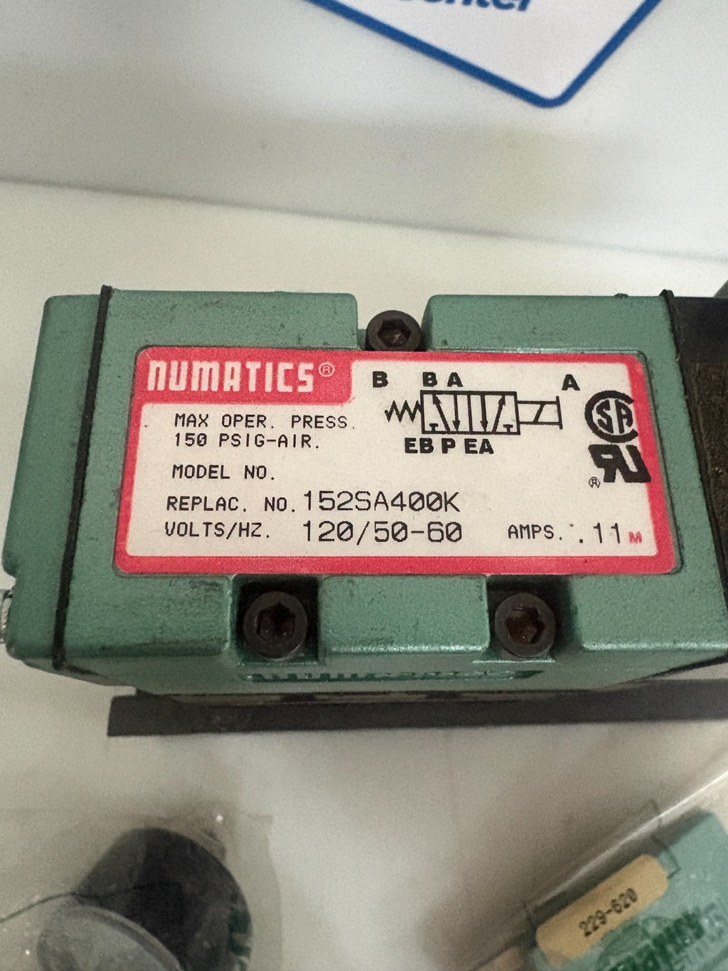 NUMATICS SOLENOID VALVE 228-702B W/53RS115J016W2