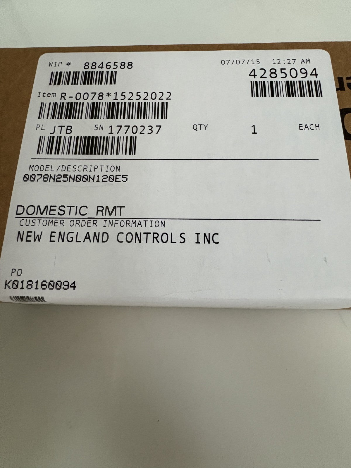 LOT OF 2 FISHER ROSEMOUNT EMERSON RTD THERMOCOUPLE SENSOR R-0078 15252022