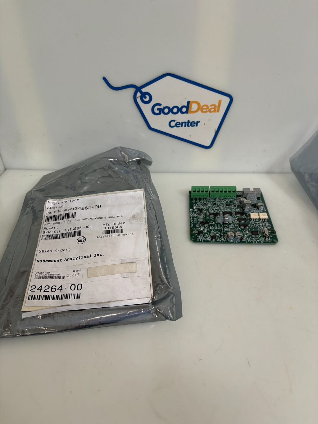 ROSEMOUNT ANAYTICAL PCB CONTACTING CONDUCT SIGNAL FOR MODEL 1056 OR KIT 24264-000