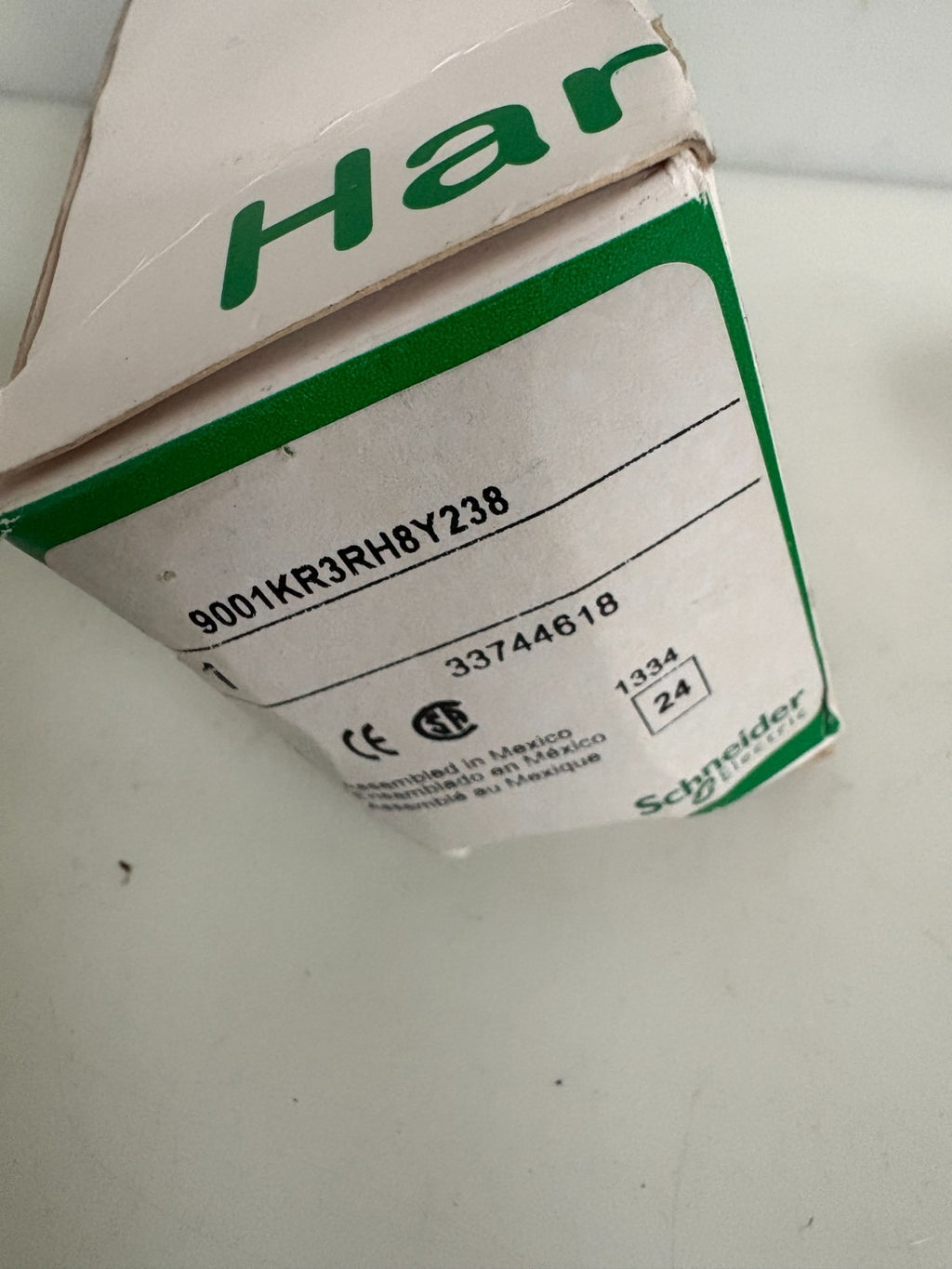 SCHNEIDER STOP SWITCH 9001KR3RH8Y238