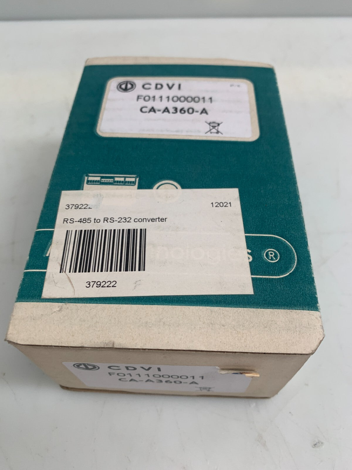 CDV GROUP  RS-483 to RS-232 Converter   CA-A360-A1