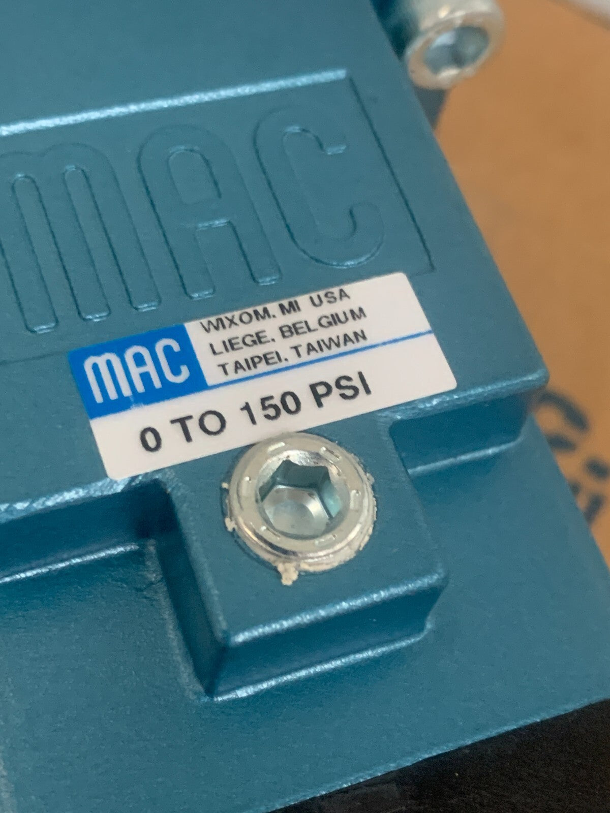 MAC VALVES PRESSURE REGULATOR PR65C-22AA