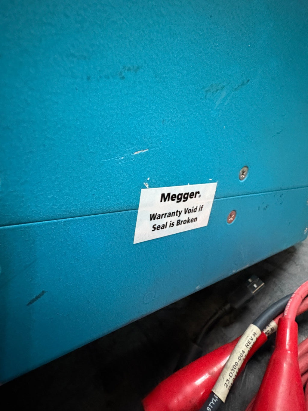 MEGGER BAKER SKF AWAIV-12 STATIC MOTOR ANALYZER8