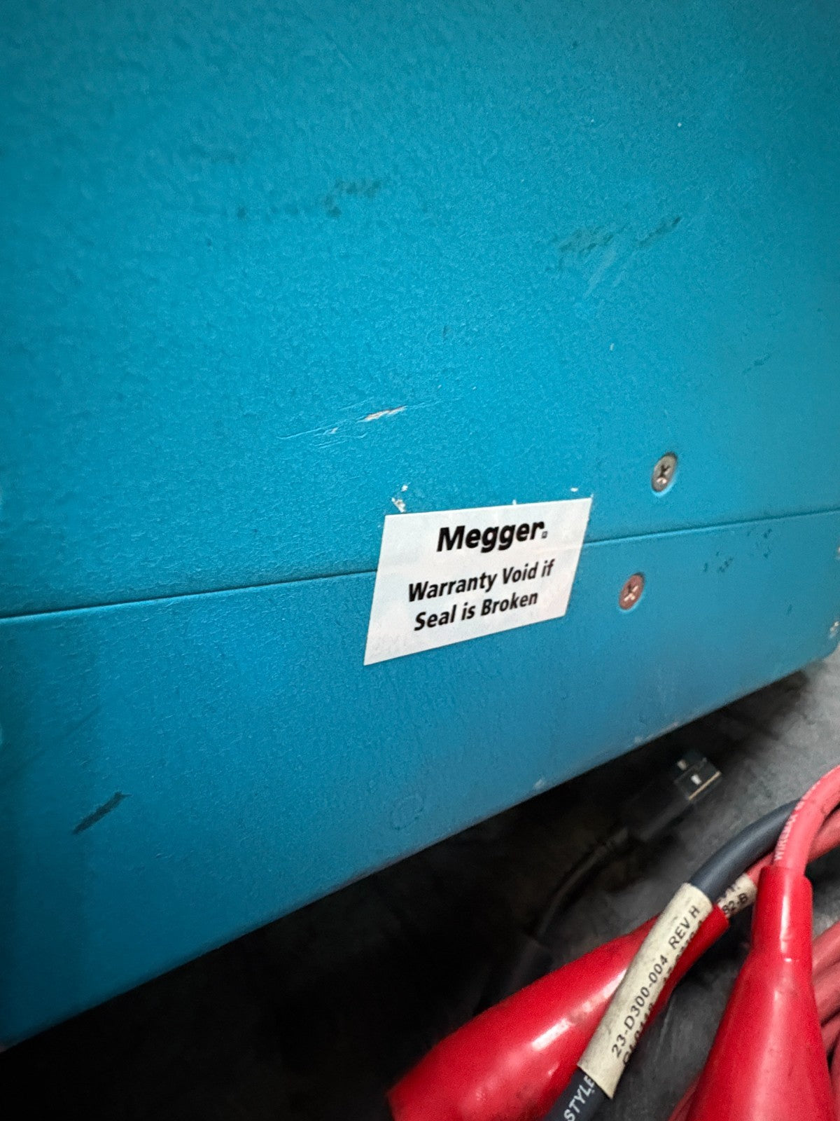 MEGGER BAKER SKF AWAIV-12 STATIC MOTOR ANALYZER8