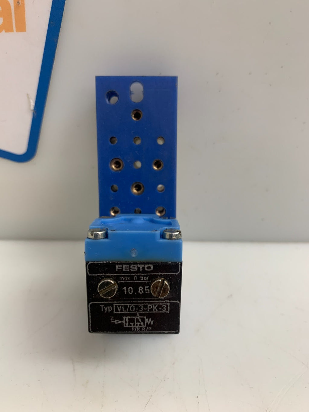 FESTO VL/0-3-PK-3 PNEUMATIC VALVE 10.851