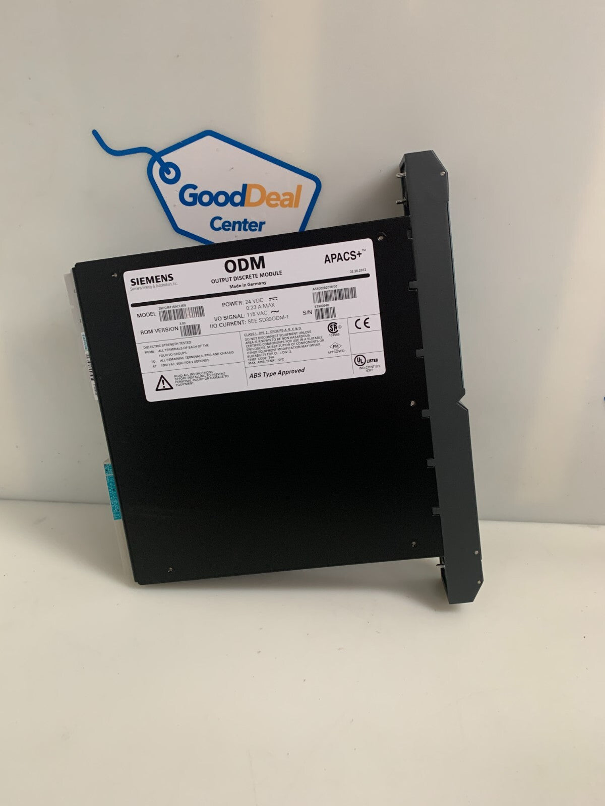 SIEMENS  APACS+  ODM  Output Discrete Module  390DM115ACCBN