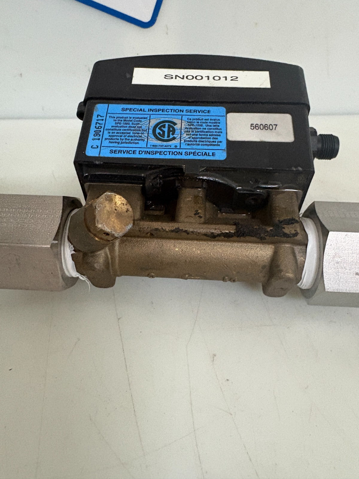 BURKERT ULTRASONIC FLOWMETER TYPE FLOW8081 4