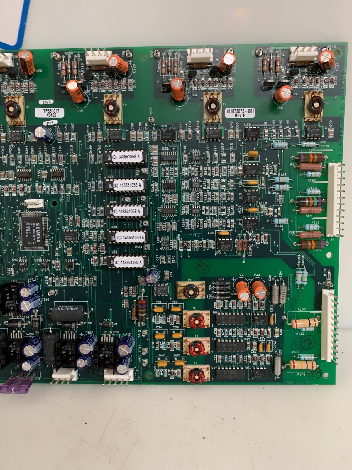 POWERWARE EE INVERTER CONTROL 101073072-001 REV F