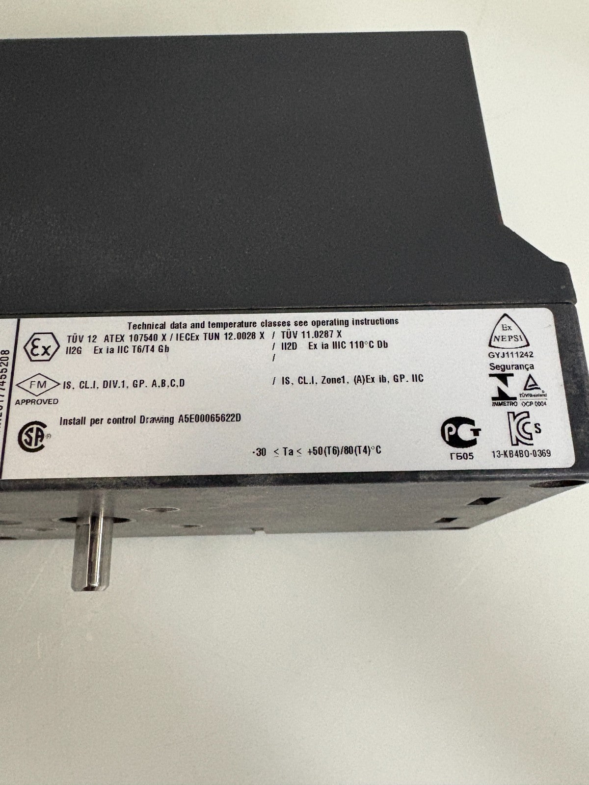 SIEMENS SIPART PS2 HART POSITIONER 6 DR 5220-0EN00-0AA92