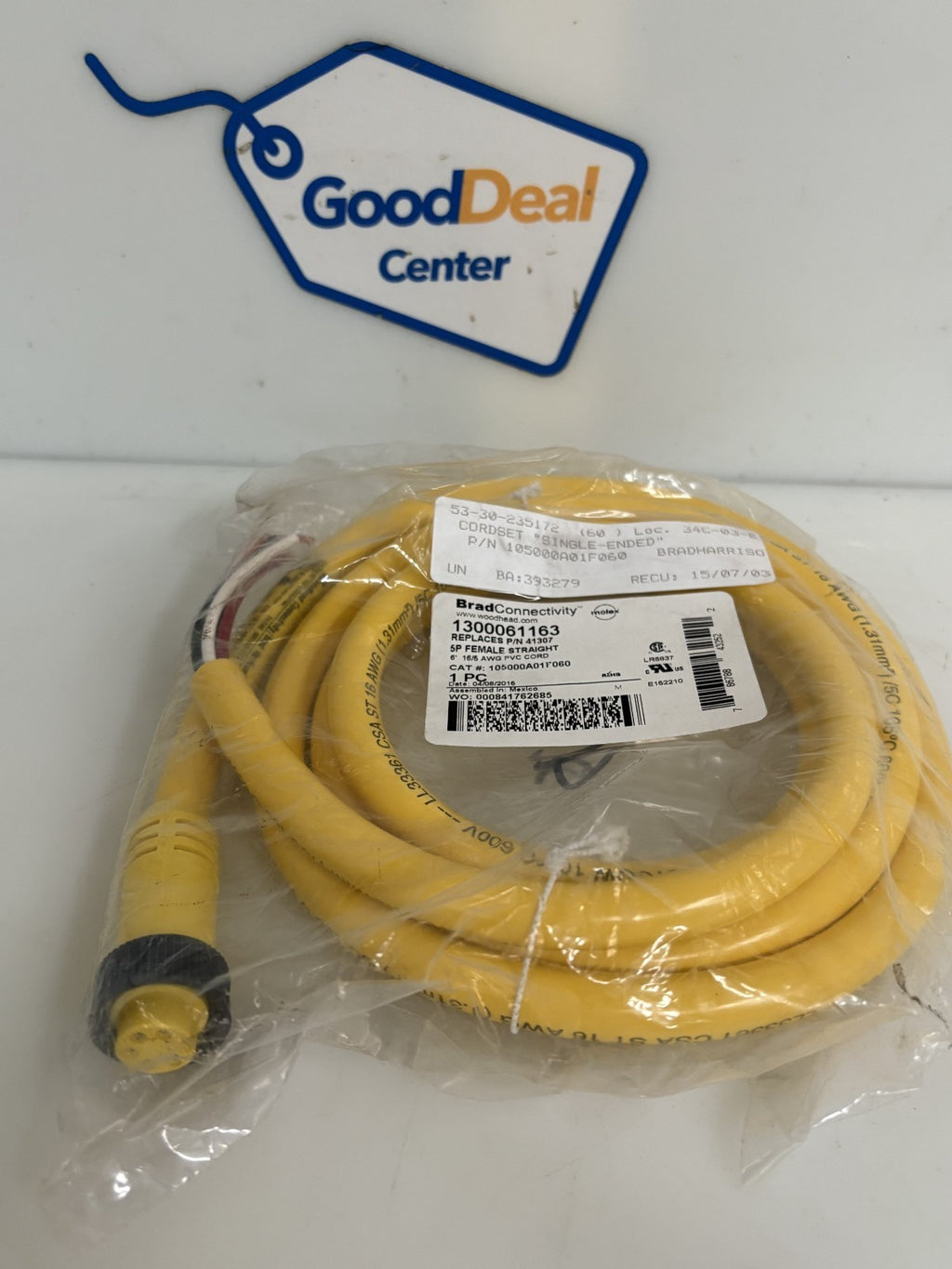 BRAD CONNECTIVITY 5P FEMALE STRAIGHT #13000611630