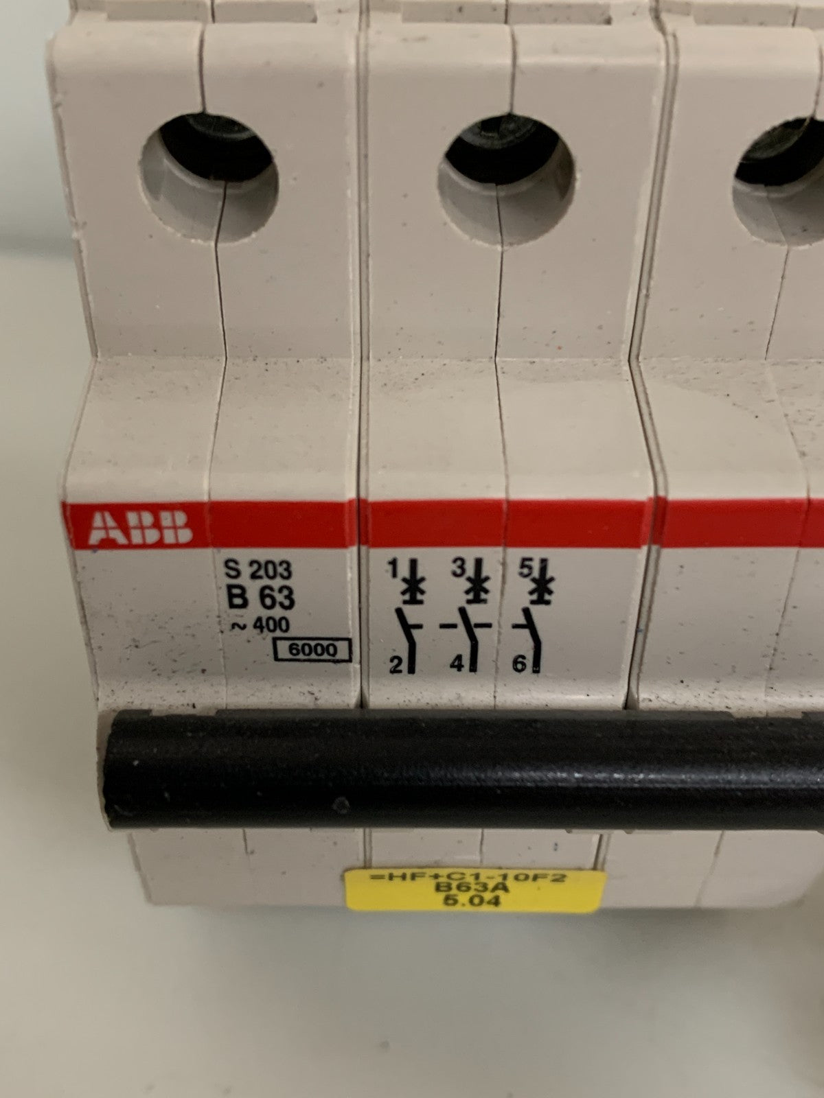 LOT OF 2  ABB CIRCUIT BREAKER S 203-B63
