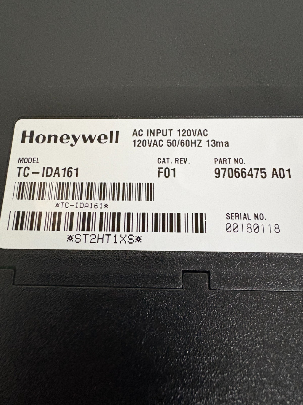 HONEYWELL AC INPUT MODULE TC-IDA161 F01 97066475 A01