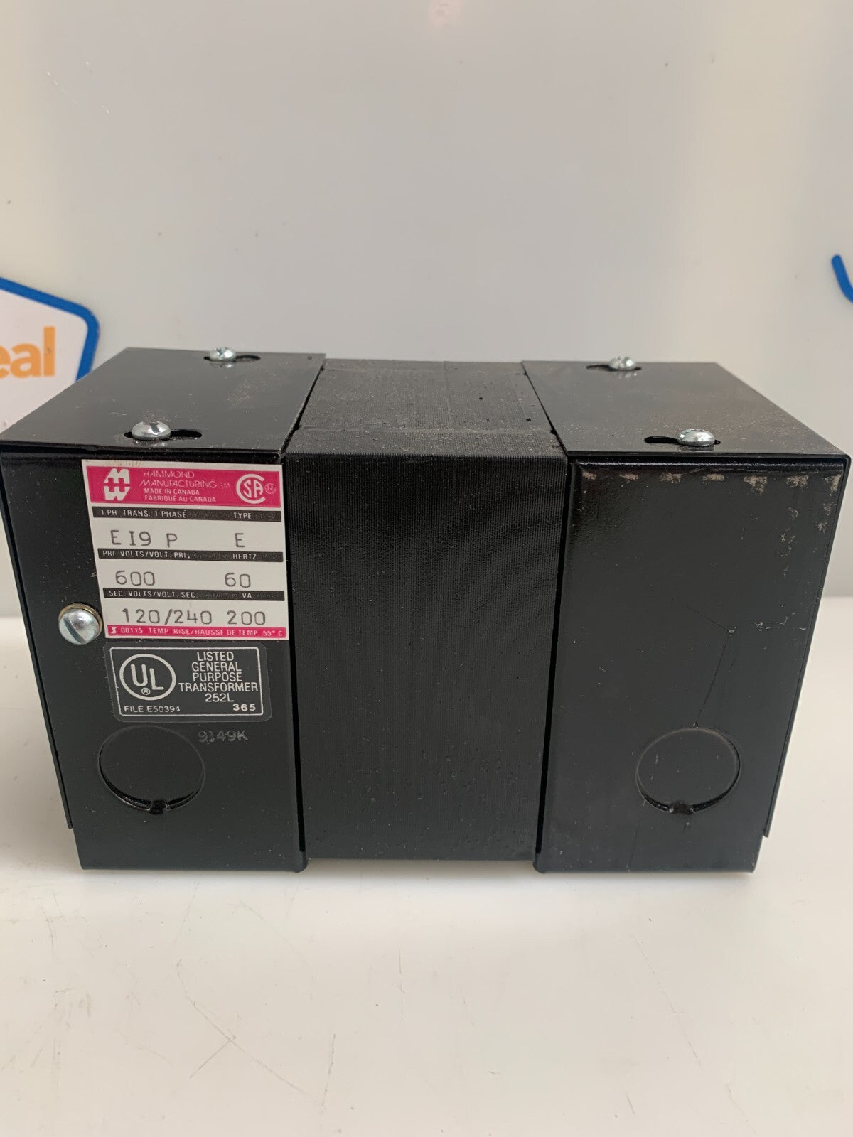 Hammond E19P Transformer 200VA 60Hz