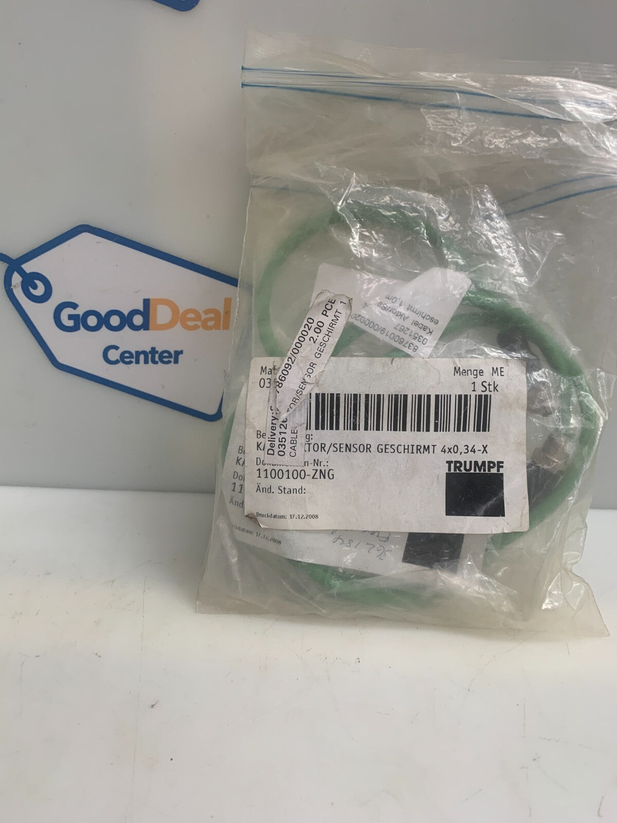 TRUMPF 0351267  Sensor Cable  1100100-ZNG