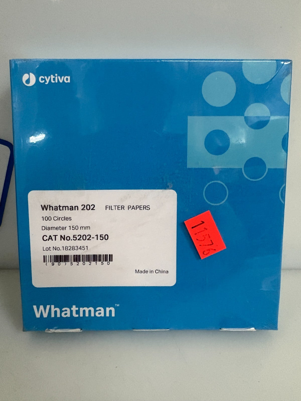 LOT OF 5 BOX CYTIVA WHATMAN 202 FILTER PAPERS 150 MM 100/BOX  5202-150
