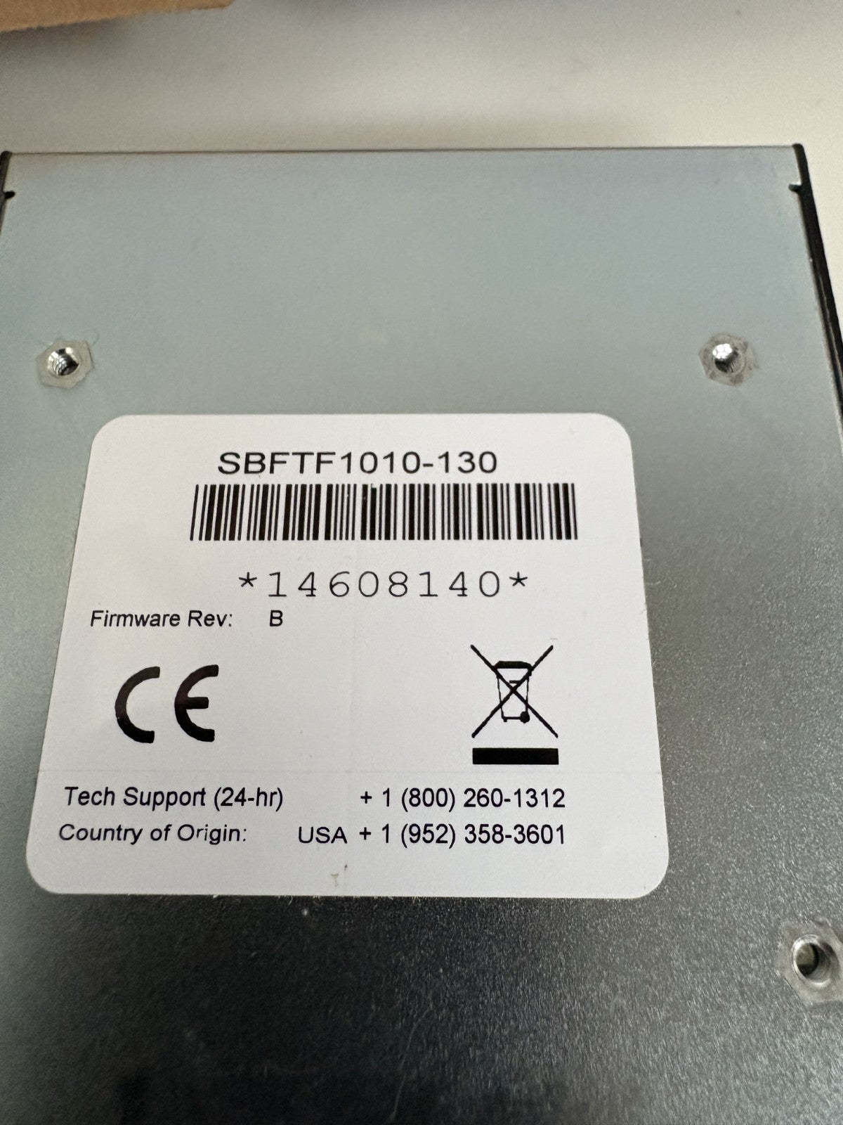 TRANSITION NETWORKS 10/100 BASE-TX BRIDGING MEDIA CONVERTER #SBFTF