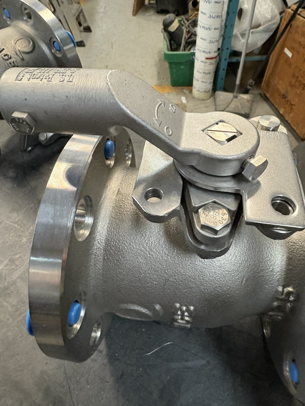 QUADRANT VALVE S.STEEL 4" MANUAL E 1025 NACE F1RSSRGLH1F4002