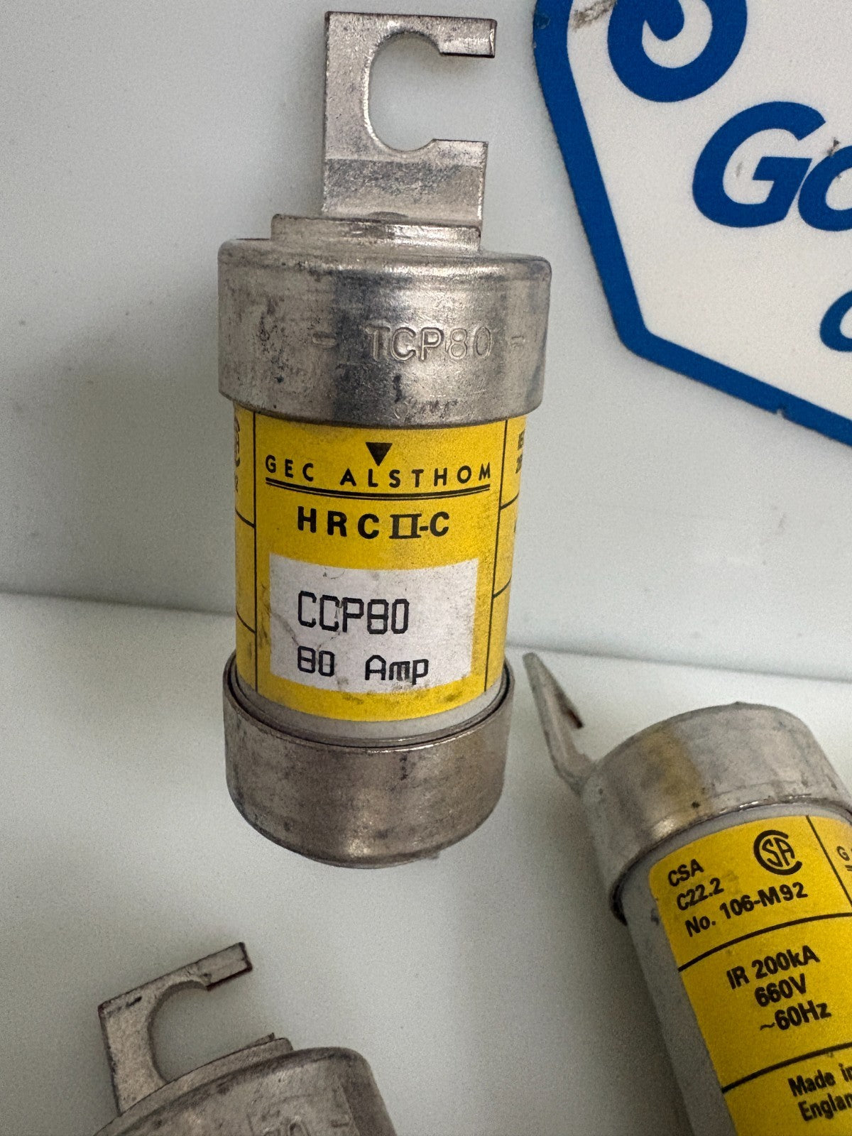 LOT OF 4 GEC ALSTHOM HRC II-C CCP80 80 AMP1