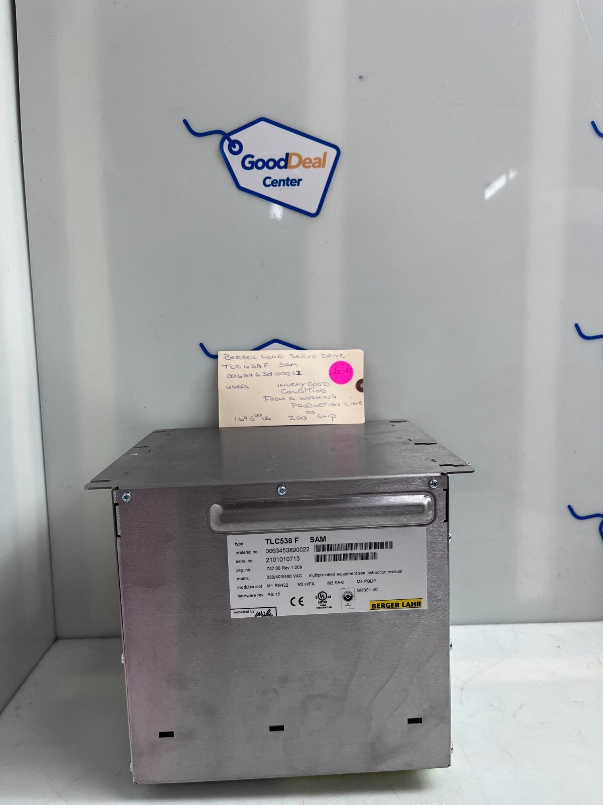 BERGER LAHR TLC638 F SAM  Servo Drive 0063463800022