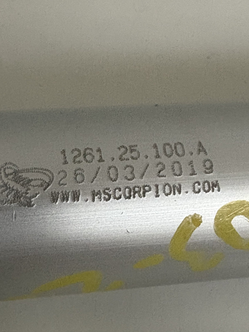 PNEUMAX SCORPION CYLINDER 1261.25.100.A