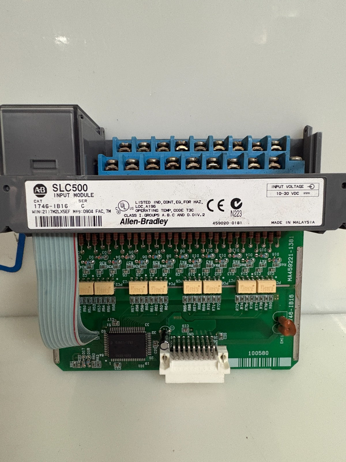 ALLEN BRADLEY INPUT MODULE 1746-IB16 SEC C