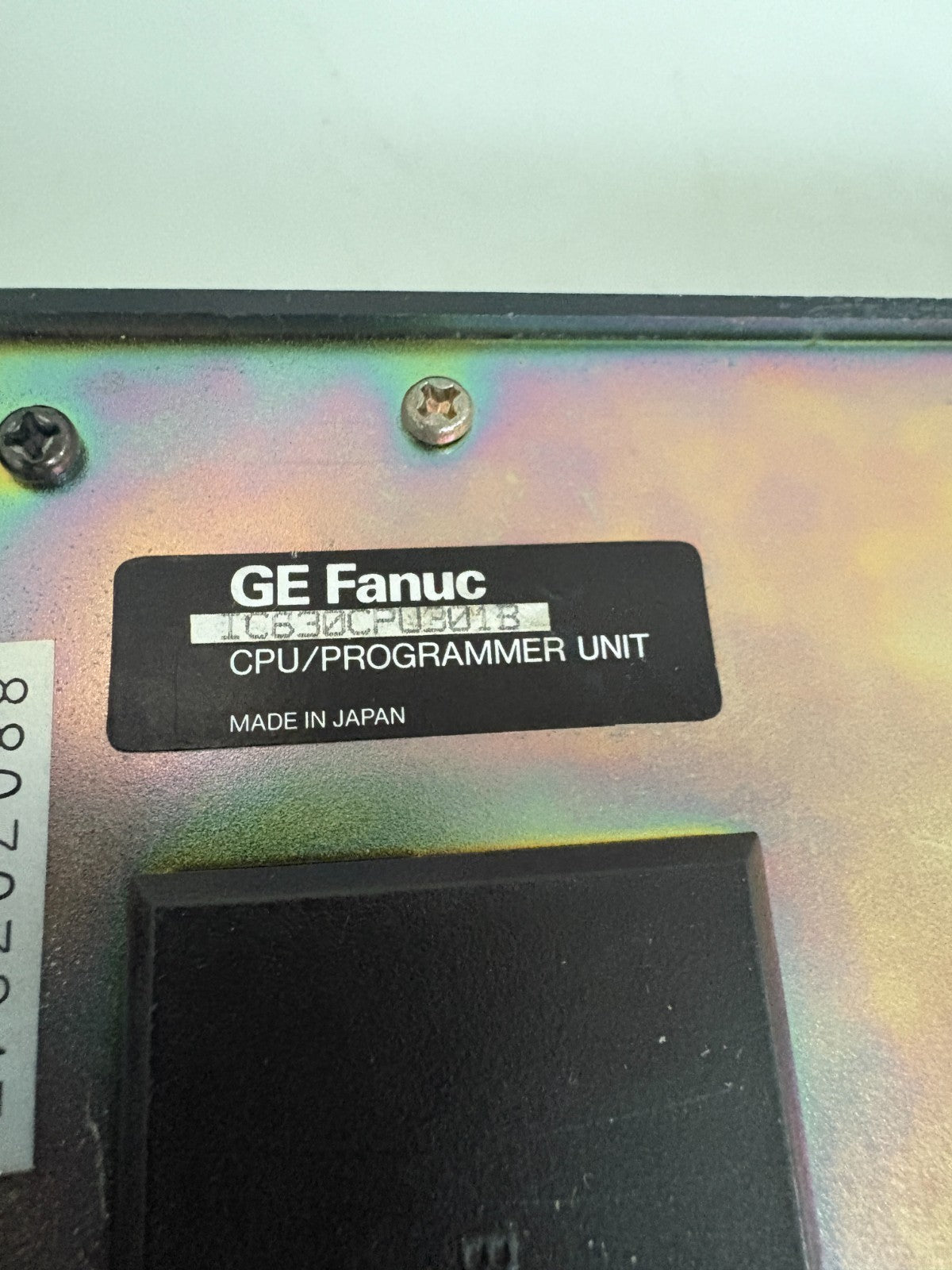 GE FANUC PROGRAMMABLE UNIT IC630CPU301B3