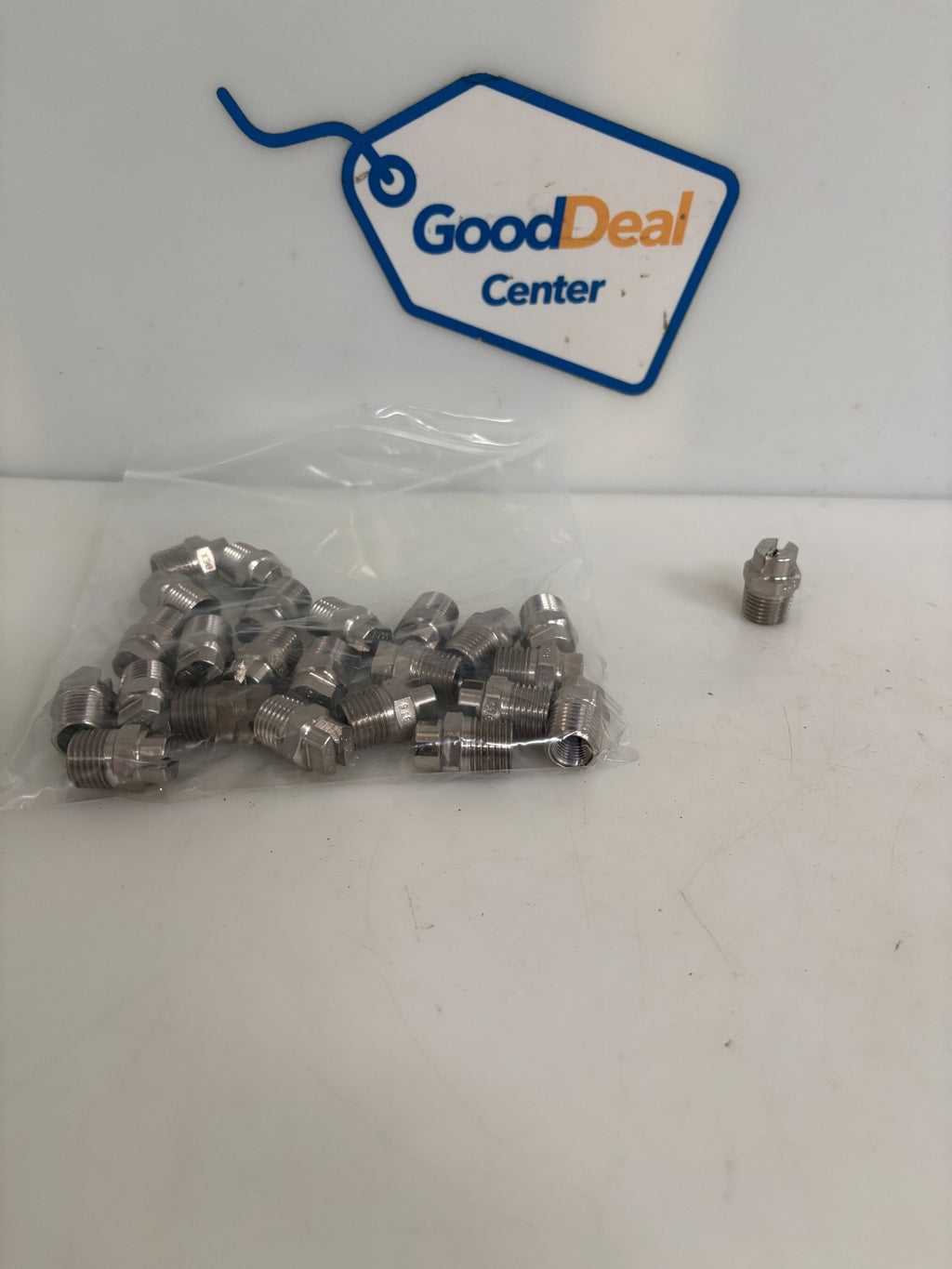 LOT OF 24 BEX JAMES ROSS S.STEEL SPRAY NOZZLE 0.036" 1/4 NPT #32330051