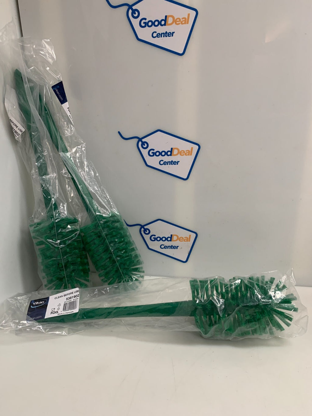 LOT OF 3 VIKAN PIPE BRUSH FDA APPROVED 17" GREEN BRUSH #5381902