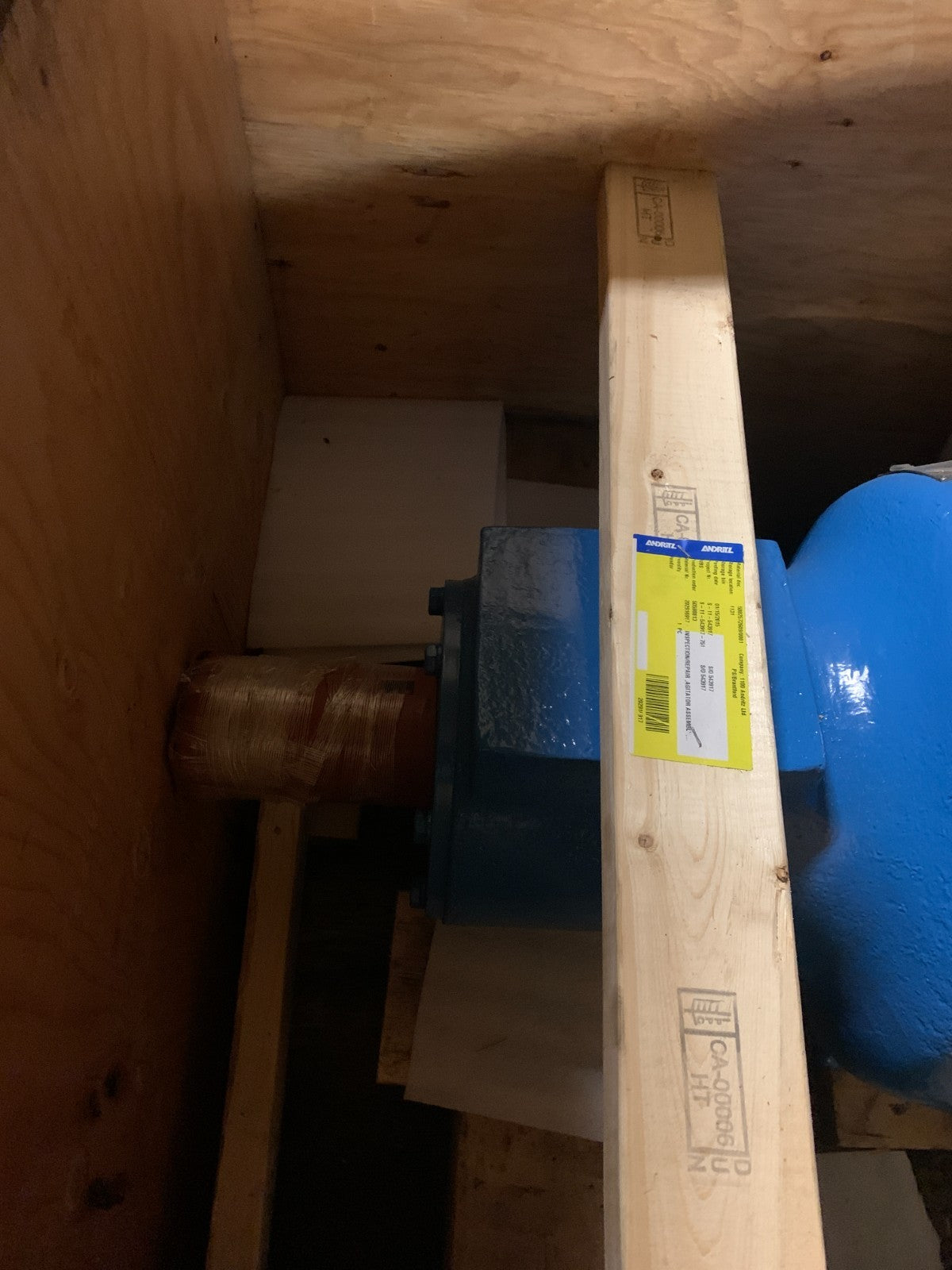 Andritz Assy Industrial Agitator 5002572609/0001 202916917 50598813