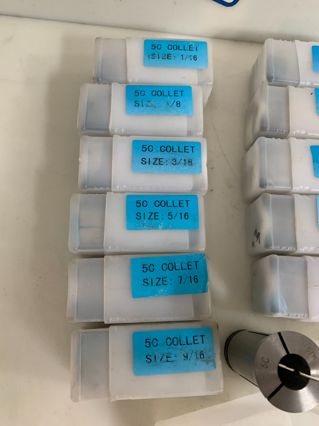 MIX LOT OF 12 5C COLLET NEW IN TUBE